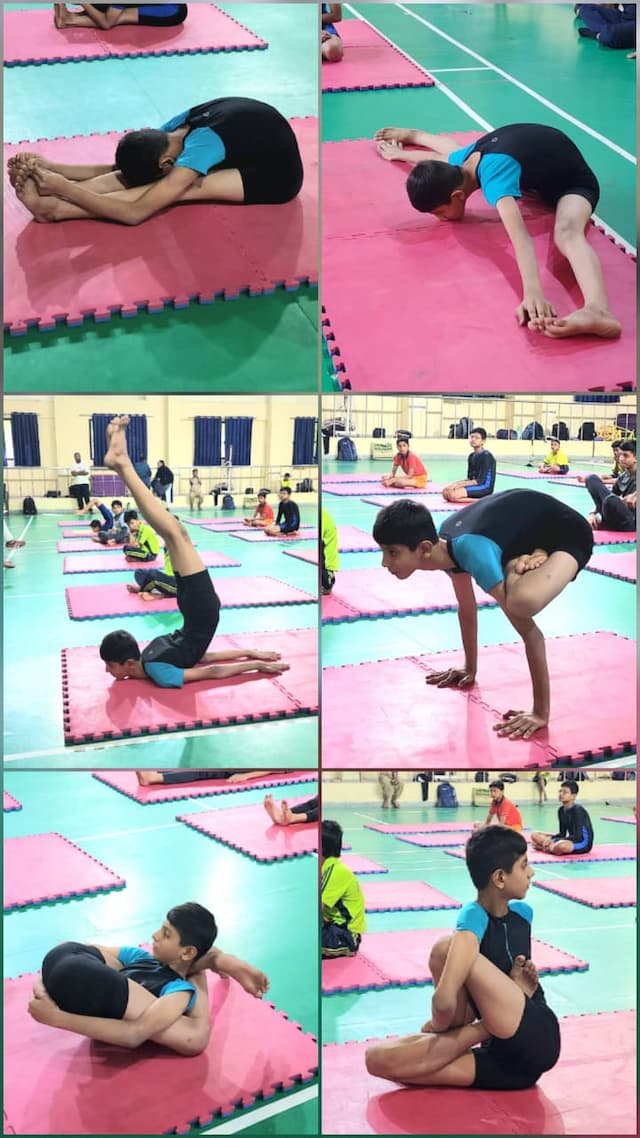 KMK Yogasan Competition in Anand