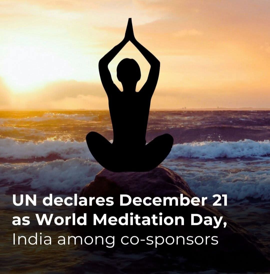 World Meditation Day on 21st December, 2024
